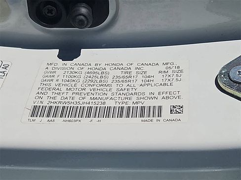 Used 2018 Honda CR-V LX image 20