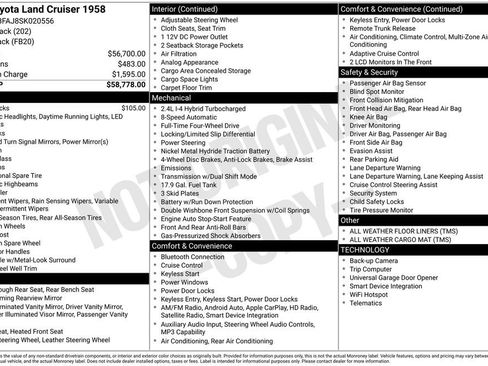 Used 2025 Toyota Land Cruiser 1958 AWD/4WD image 42