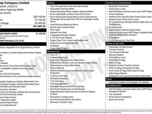 Used 2018 Jeep Compass Limited w/ Navigation Group image 48