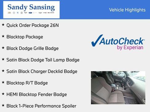 Used 2022 Dodge Charger R/T w/ Blacktop Package RWD image 7