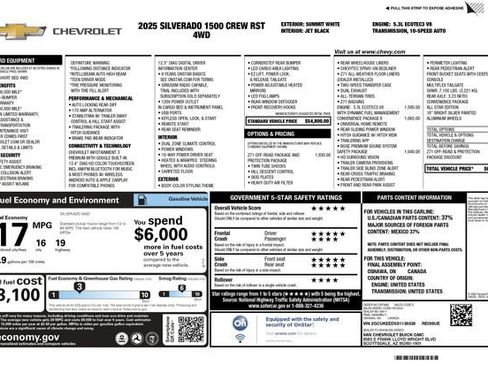 Used 2025 Chevrolet Silverado 1500 RST image 3