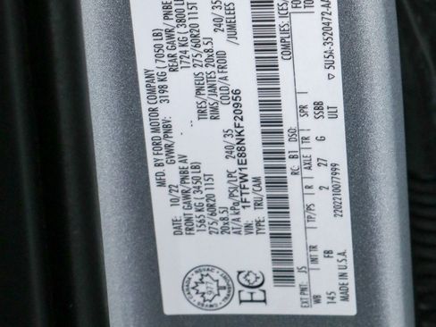 Used 2022 Ford F150 XLT w/ Equipment Group 302A High AWD/4WD image 33