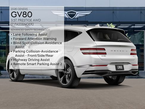 New 2026 Genesis GV80 3.5T Prestige AWD/4WD image 7