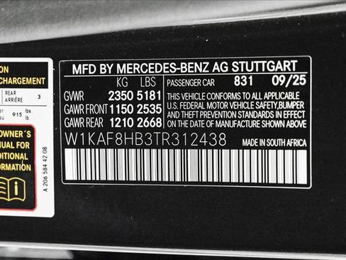 New 2026 Mercedes-Benz C 43 AMG 4MATIC Sedan image 27