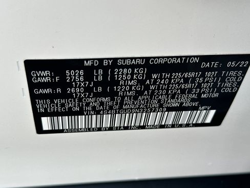 Used 2022 Subaru Outback Wilderness image 28