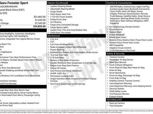 Used 2024 Subaru Forester Sport AWD/4WD image 37
