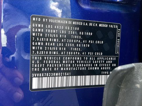 Certified 2024 Volkswagen Taos S AWD/4WD image 31