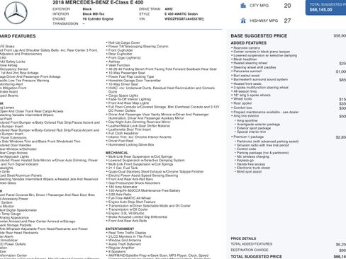 Used 2018 Mercedes-Benz E 400 4MATIC Sedan w/ Premium 1 Package image 4