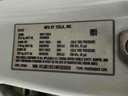 Used 2022 Tesla Model 3 Performance image 23