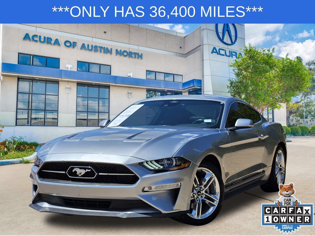 Used 2021 Ford Mustang Premium w/ Pony Package RWD image 1