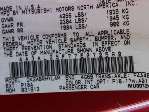 Used 2007 Mitsubishi Eclipse GS image 11