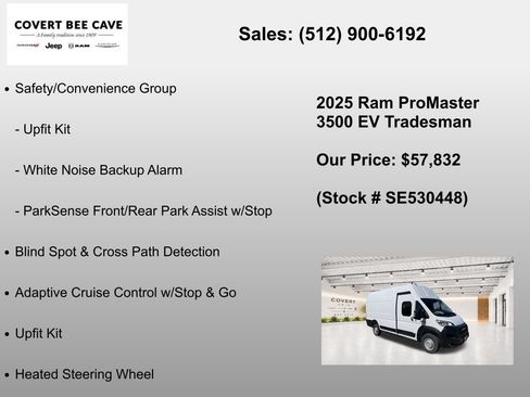 New 2025 RAM ProMaster 3500 FWD image 13