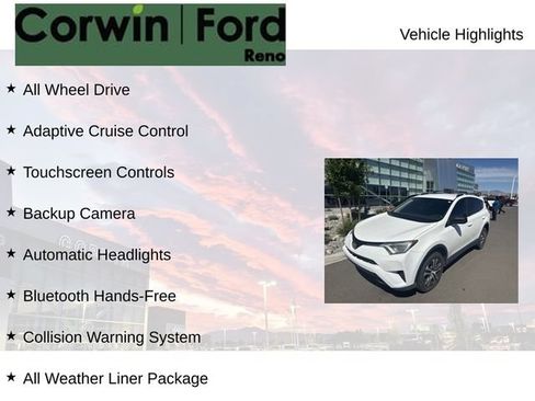 Used 2018 Toyota RAV4 LE w/ All Weather Liner Package AWD/4WD image 8