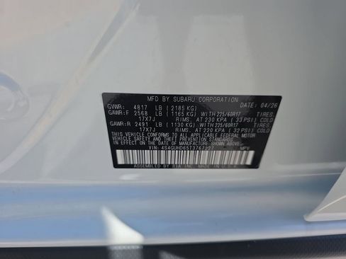 New 2026 Subaru Crosstrek 2.0i Premium AWD/4WD image 35