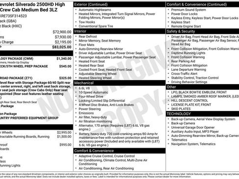 Used 2025 Chevrolet Silverado 2500 High Country w/ Technology Package image 22