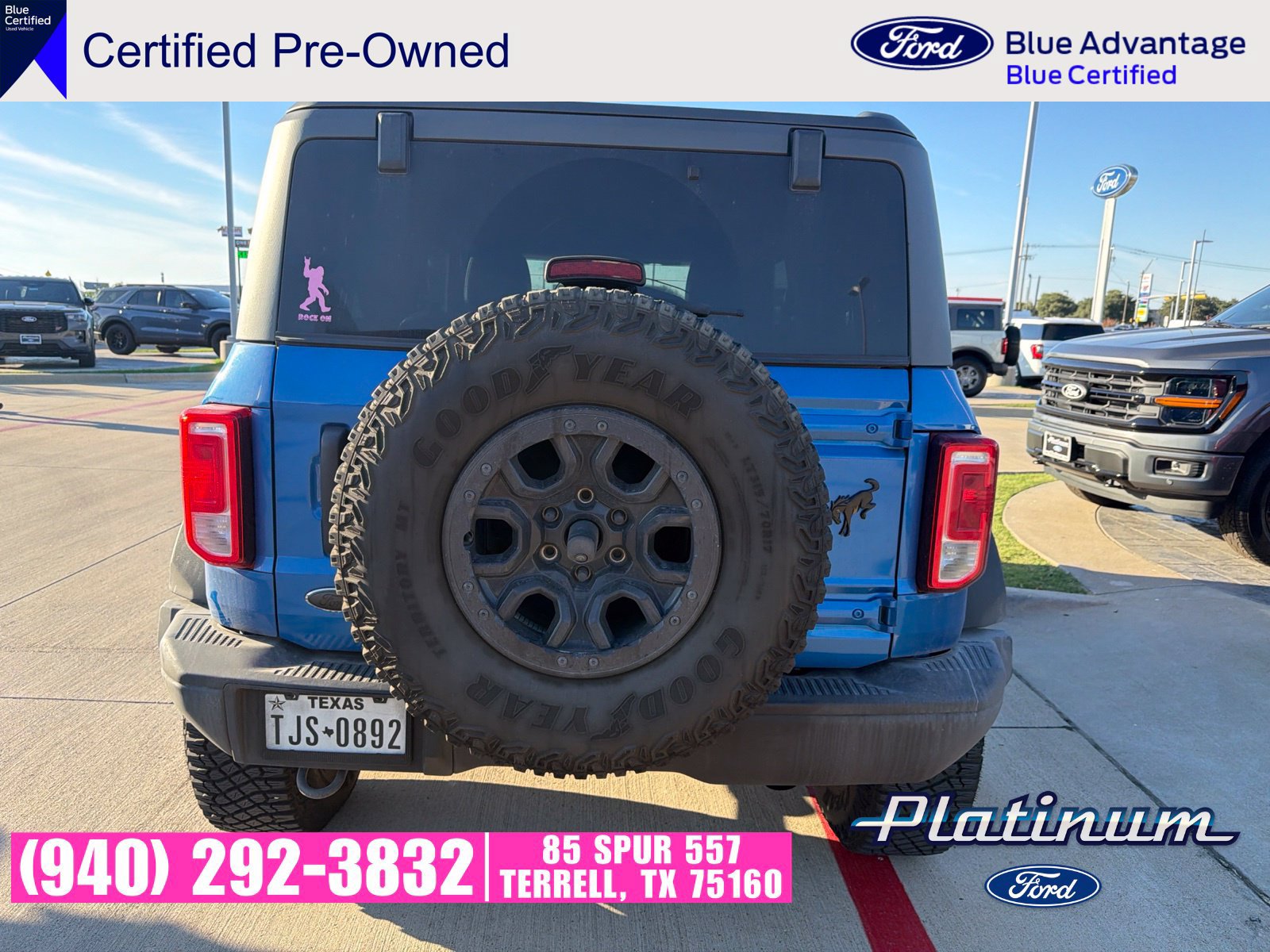 Used 2022 Ford Bronco Black Diamond w/ Sasquatch Package AWD/4WD image 9