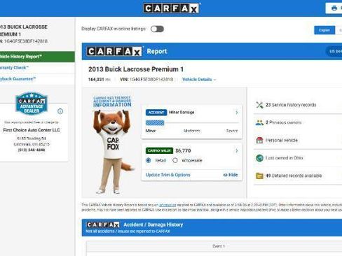 Used 2013 Buick LaCrosse Premium image 2