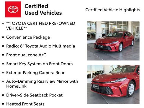 Certified 2026 Toyota Camry LE FWD image 7