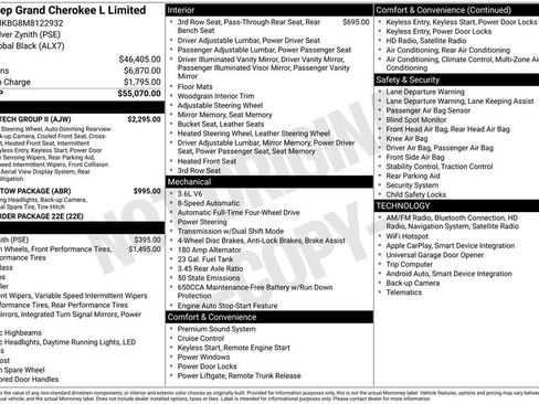 Used 2021 Jeep Grand Cherokee L Limited w/ Luxury Tech Group II image 6