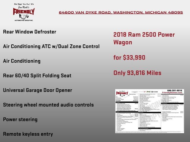 Used 2018 RAM 2500 Power Wagon w/ Luxury Group AWD/4WD image 7