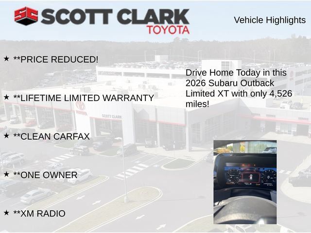 Used 2026 Subaru Outback Limited XT w/ Premium/Limited Plus Package AWD/4WD image 9