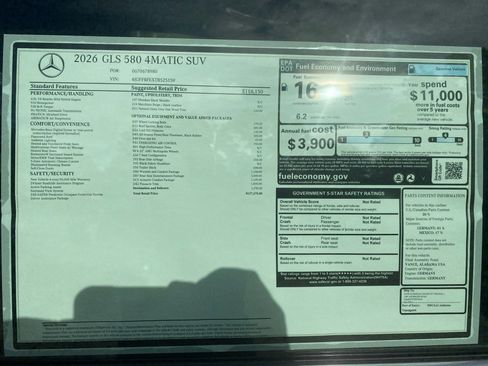 New 2026 Mercedes-Benz GLS 580 4MATIC image 33