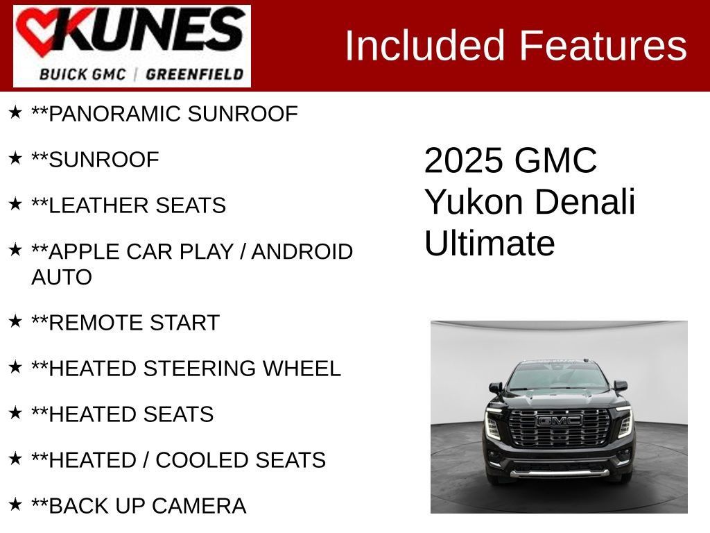 Used 2025 GMC Yukon Denali Ultimate AWD/4WD image 2
