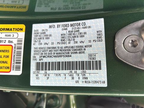 New 2025 Ford Bronco Sport Outer Banks w/ Outer Banks Tech Package+ AWD/4WD image 20