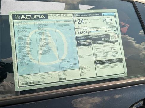 Certified 2025 Acura TLX SH-AWD w/ A-SPEC Pkg image 19