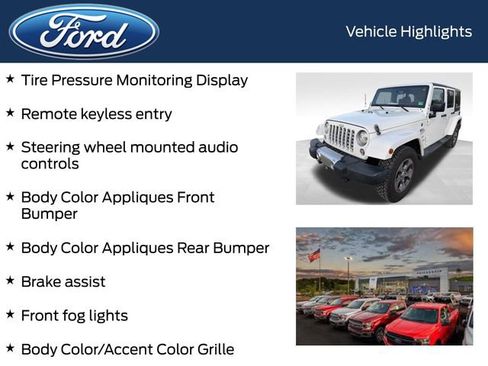 Used 2017 Jeep Wrangler Unlimited Sahara w/ Connectivity Group image 8