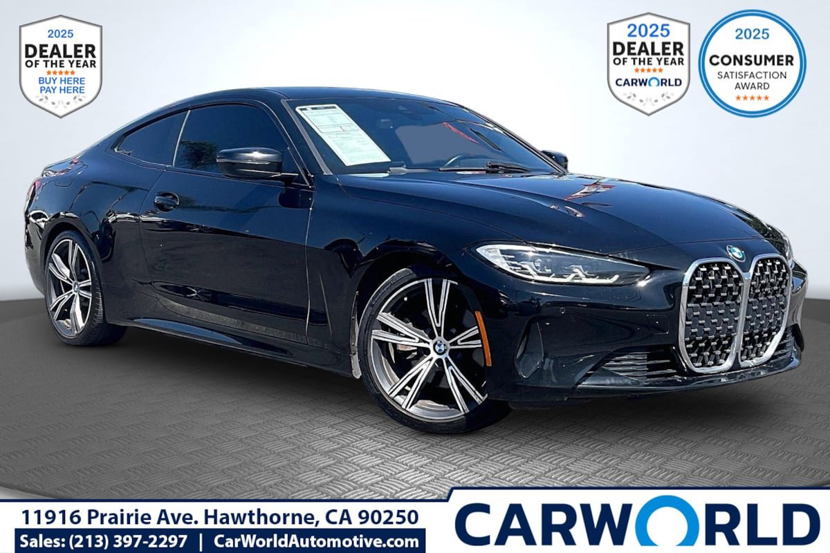 Used 2021 BMW 430i Coupe w/ Convenience Package RWD image 1