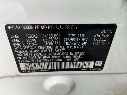Used 2021 Honda HR-V EX-L image 40