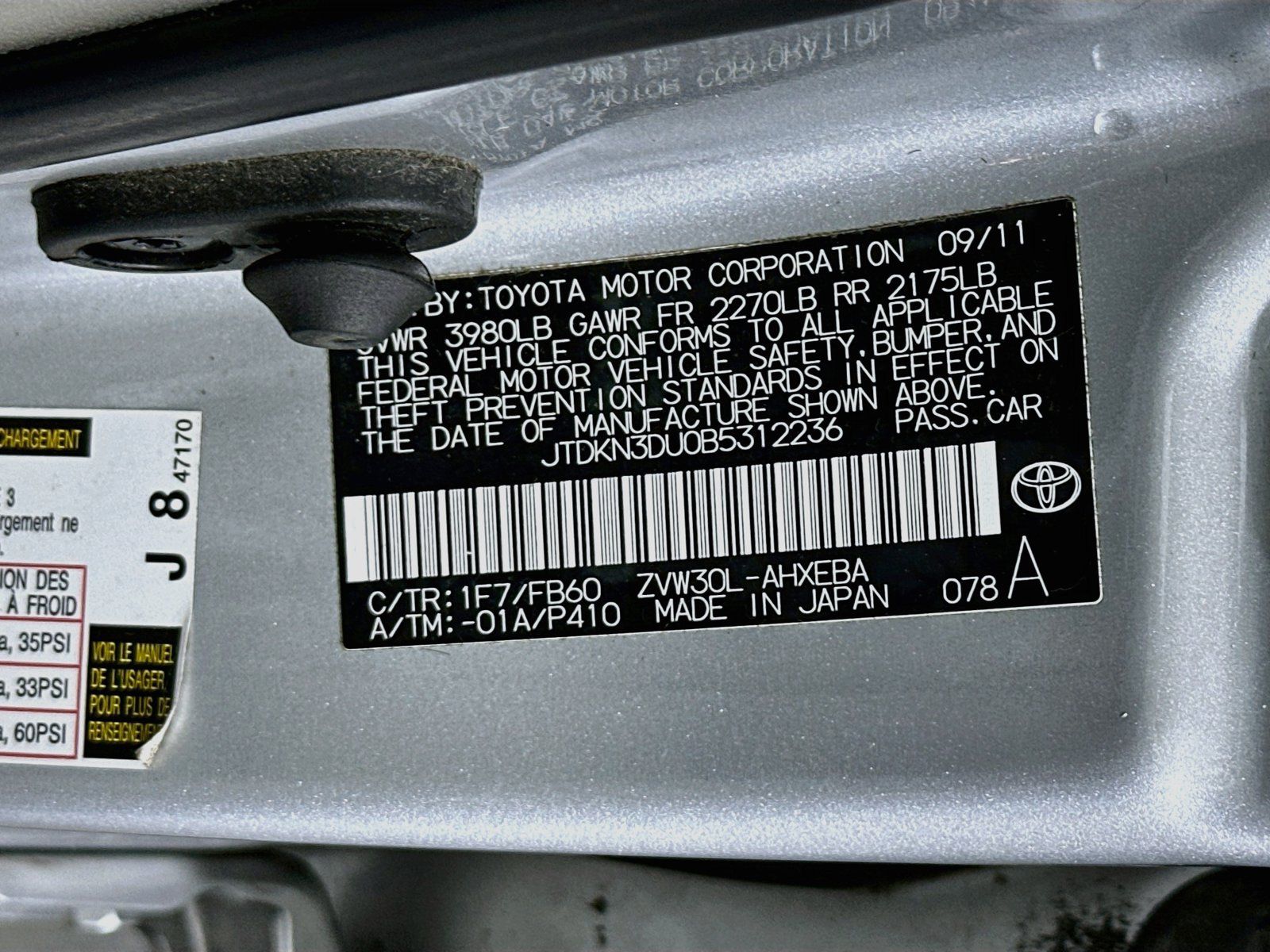 Used 2011 Toyota Prius Three FWD image 29