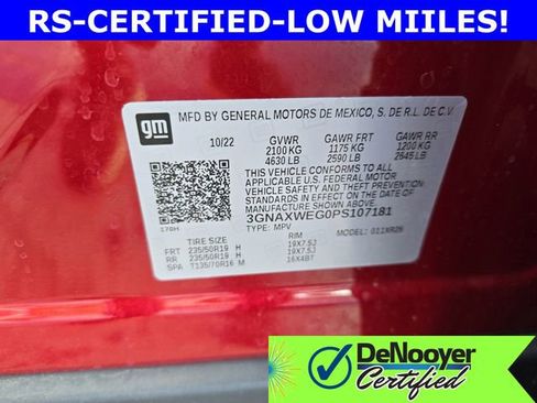 Used 2023 Chevrolet Equinox RS image 34