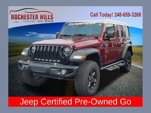 Used 2021 Jeep Wrangler Unlimited Sport AWD/4WD image 1