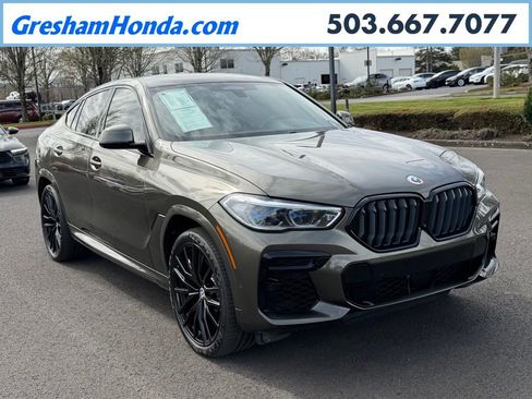 Used 2022 BMW X6 M50i w/ Executive Package image 1