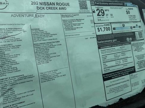 New 2026 Nissan Rogue Rock Creek image 9