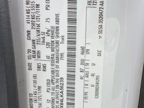Used 2020 Ford Transit 250 148 High Roof w/ Load Area Protection Package RWD image 10