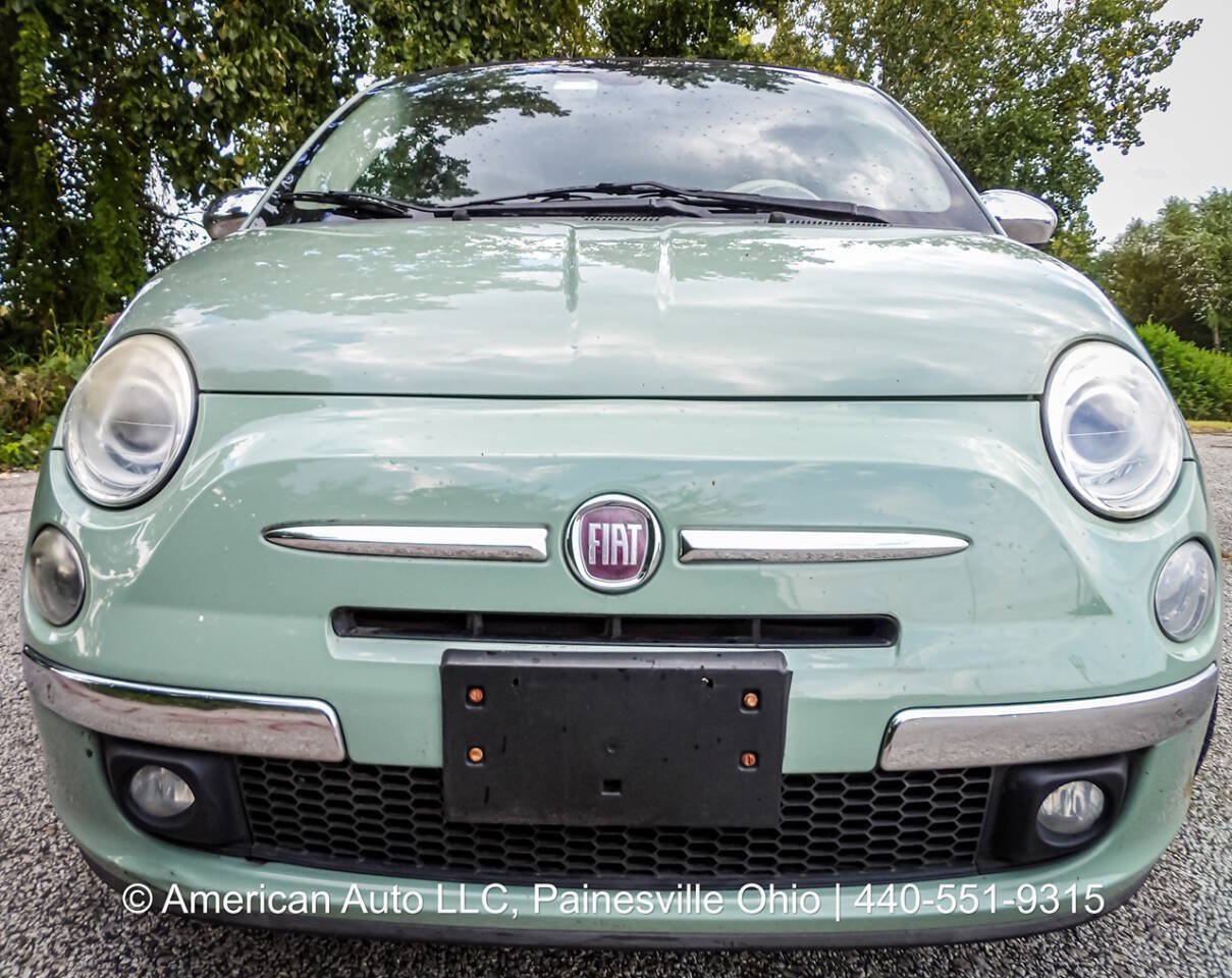 Used 2013 FIAT 500 Lounge w/ Luxury Leather Pkg FWD image 2