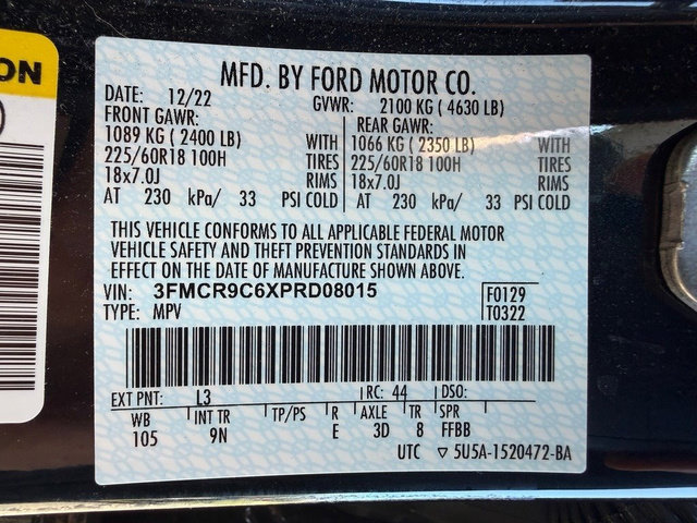 Used 2023 Ford Bronco Sport Outer Banks AWD/4WD image 14
