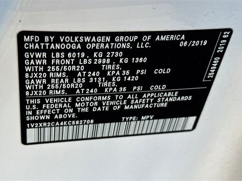 Used 2019 Volkswagen Atlas SE w/ Panoramic Sunroof Package image 29