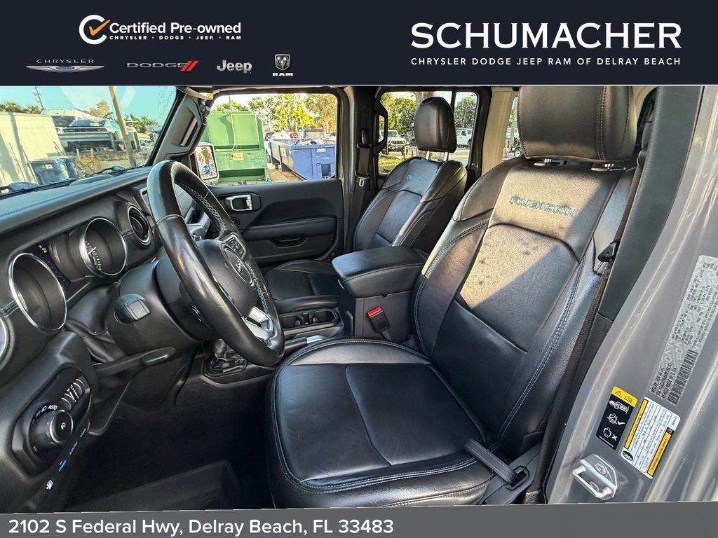 Used 2022 Jeep Wrangler Unlimited Rubicon 4xe w/ Steel Bumper Group AWD/4WD image 13