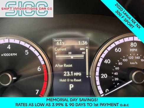 Used 2020 Lexus NX 300 F Sport w/ F Sport Premium Package AWD/4WD image 12