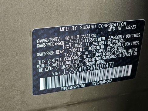 Certified 2024 Subaru Forester Premium AWD/4WD image 38