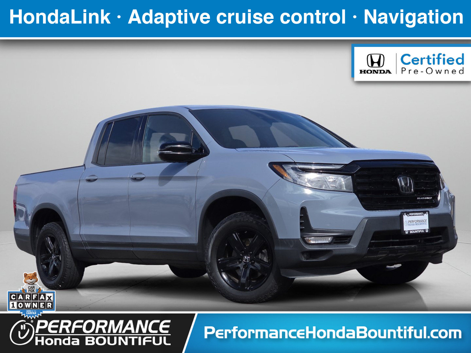 Certified 2023 Honda Ridgeline Black Edition image 1