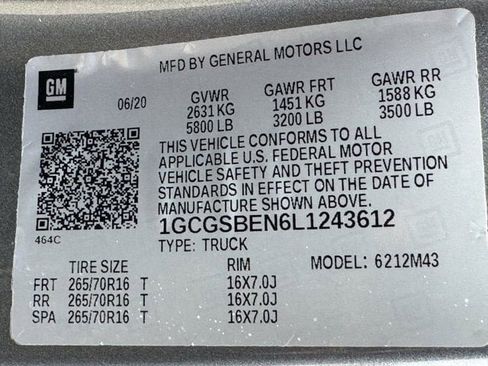 Used 2020 Chevrolet Colorado W/T w/ WT Convenience Package image 30