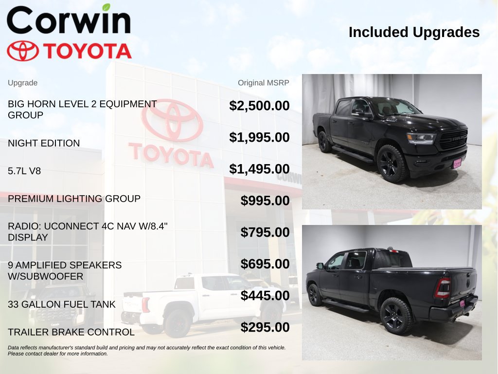 Used 2020 RAM 1500 Big Horn AWD/4WD image 4