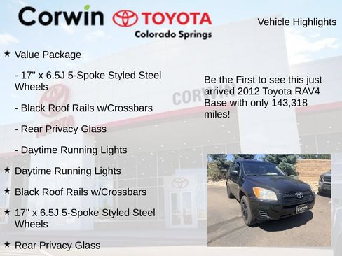 Used 2012 Toyota RAV4 FWD w/ Value Pkg image 4
