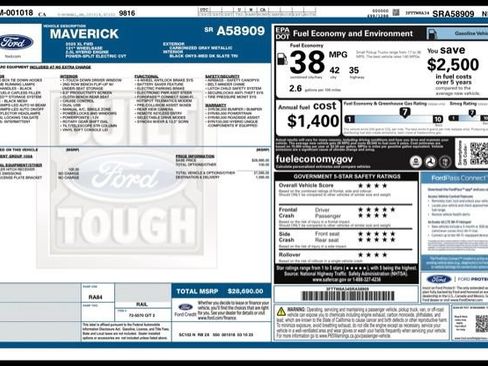 Used 2025 Ford Maverick XL FWD image 30