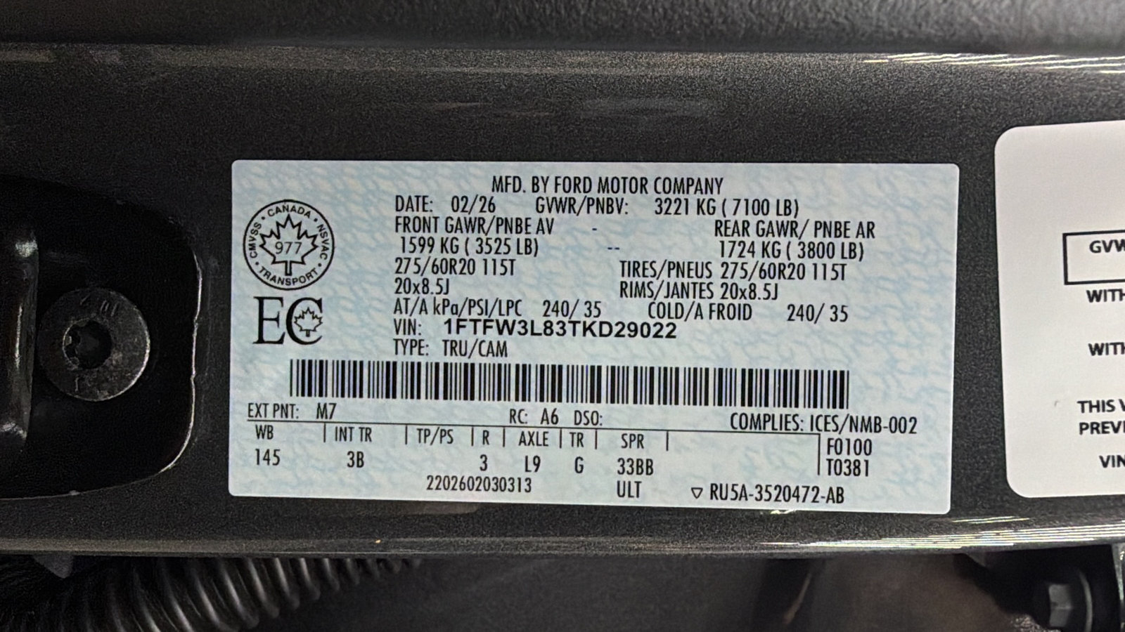 Used 2026 Ford F150 XLT w/ Equipment Group 303A High AWD/4WD image 41